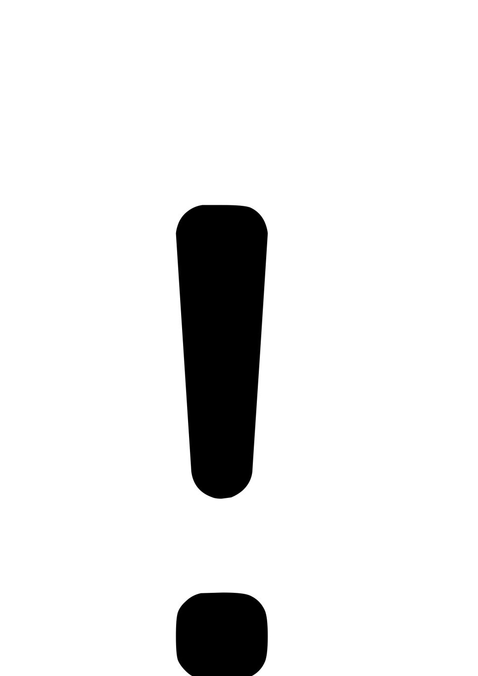 Exclamation mark PNG    图片编号:37988
