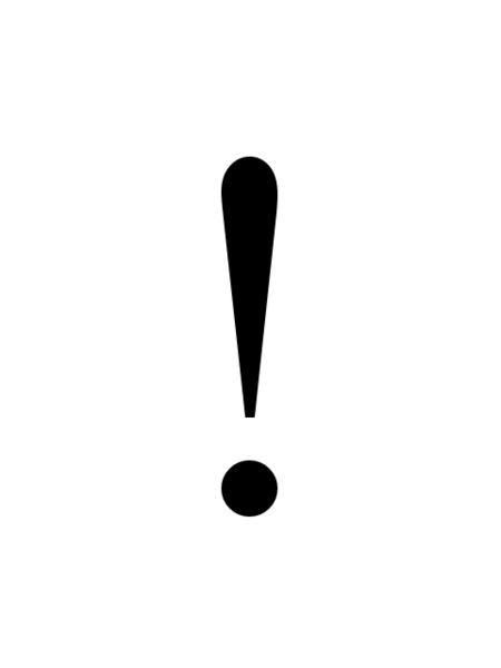 Exclamation mark PNG    图片编号:37994