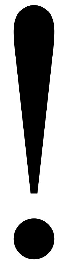 Exclamation mark PNG    图片编号:37996