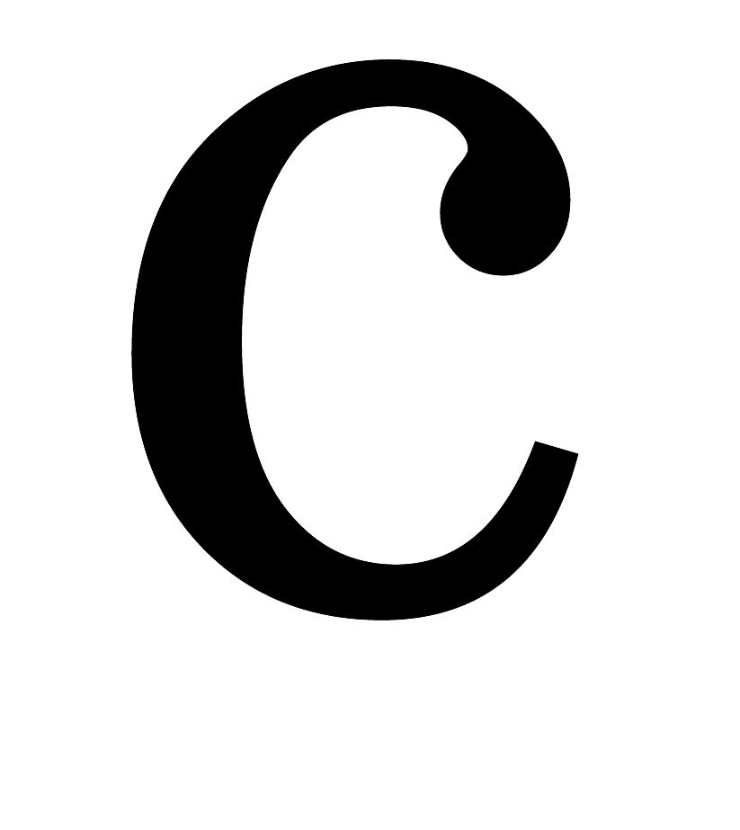 letter C PNG    图片编号:32912