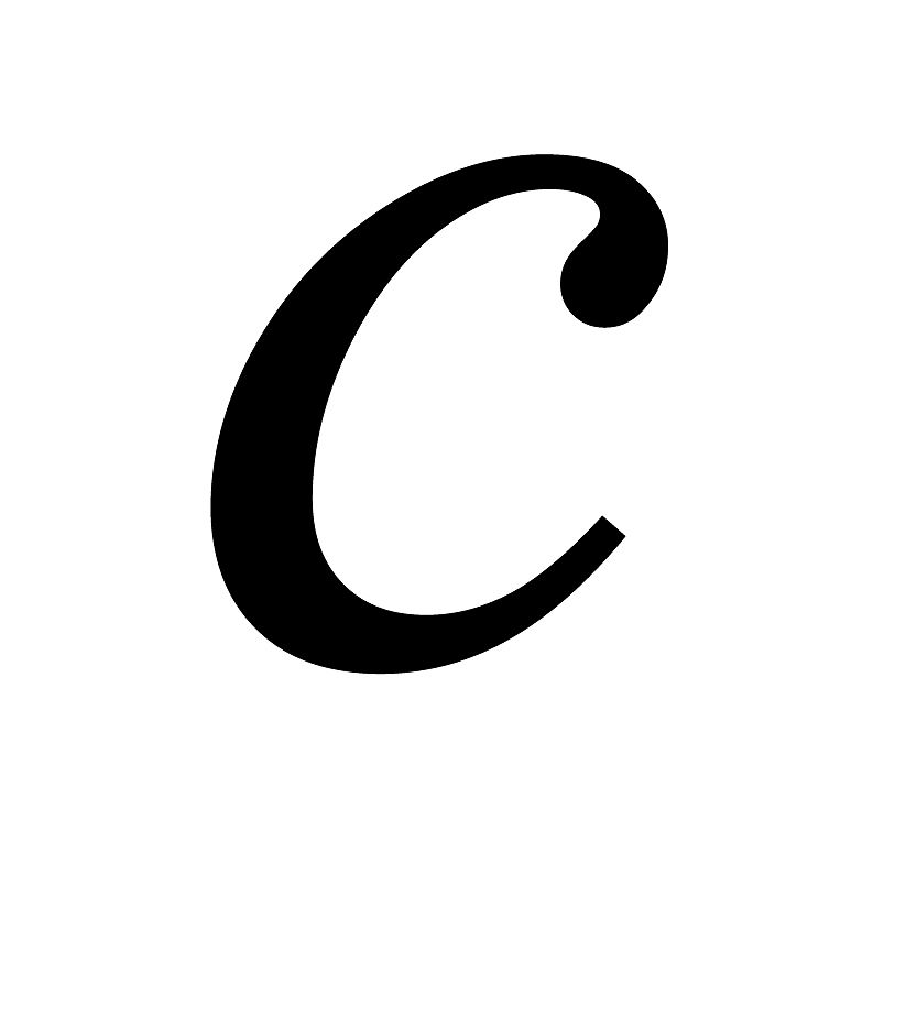 letter C PNG    图片编号:32922