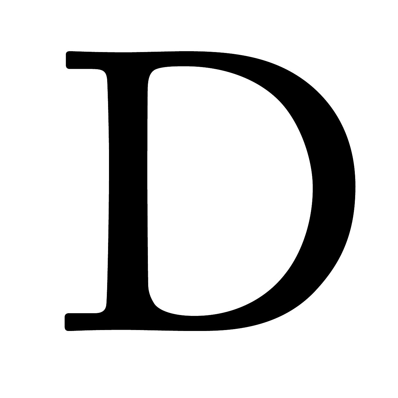 letter D PNG    图片编号:34018