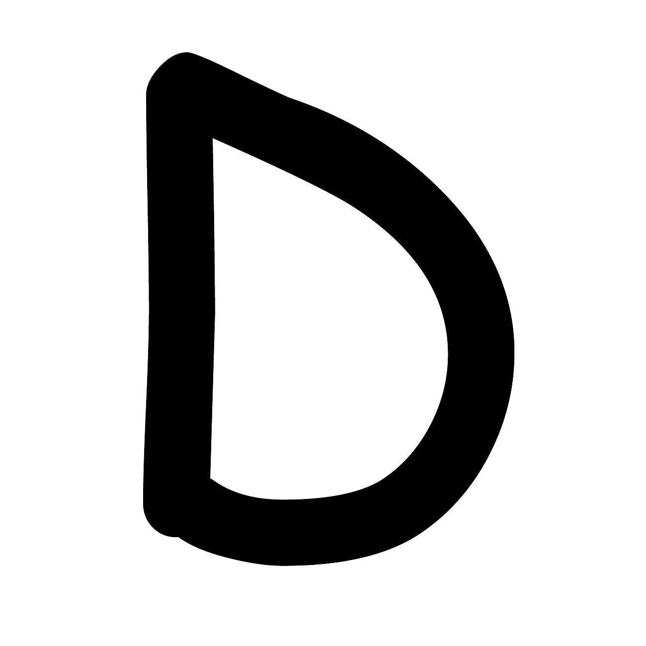 letter D PNG    图片编号:34019