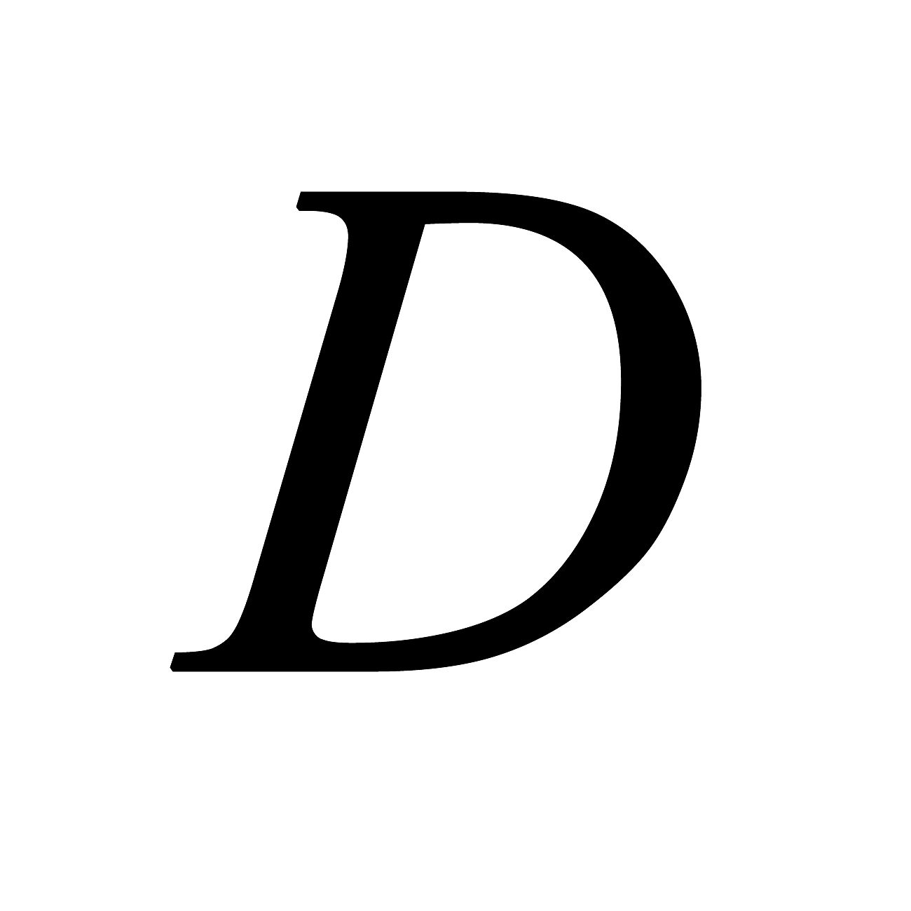 letter D PNG    图片编号:34022
