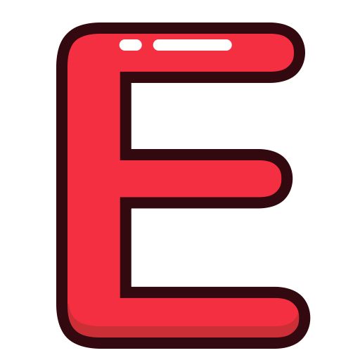 Letter E PNG    图片编号:64374