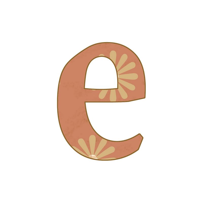 Letter E PNG    图片编号:64381