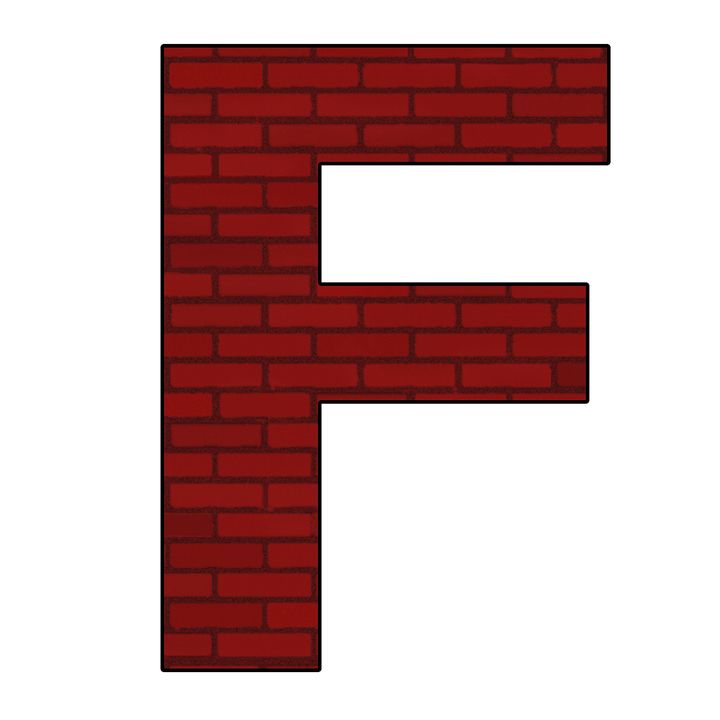 letter F PNG    图片编号:64465
