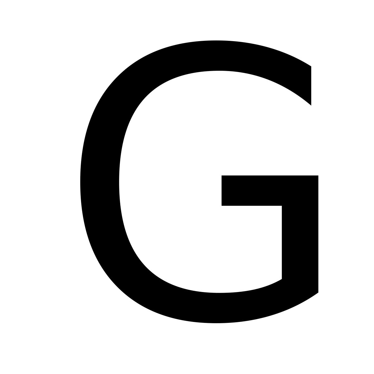 letter G PNG    图片编号:65216
