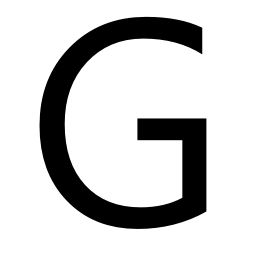 letter G PNG    图片编号:65225