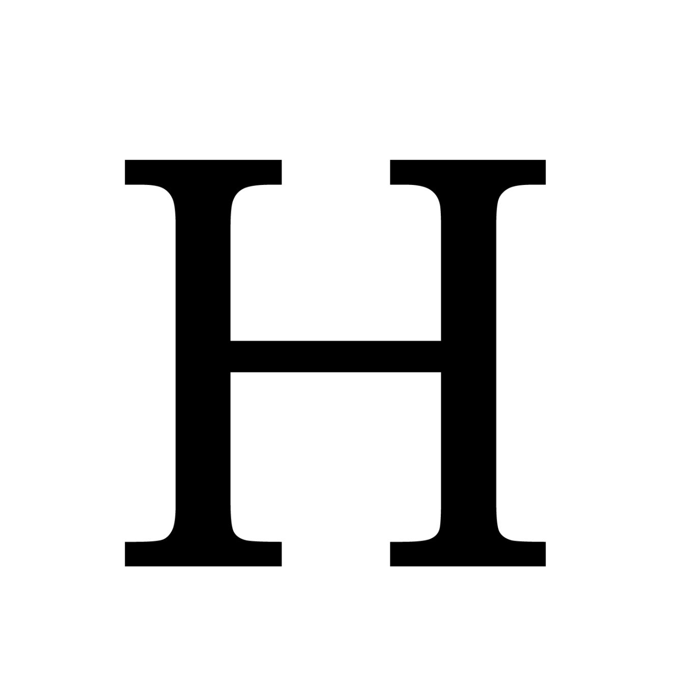 Letter H PNG    图片编号:65636