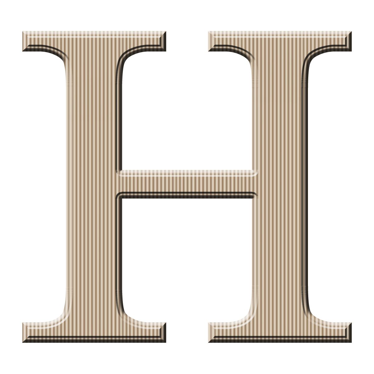 Letter H PNG    图片编号:65655