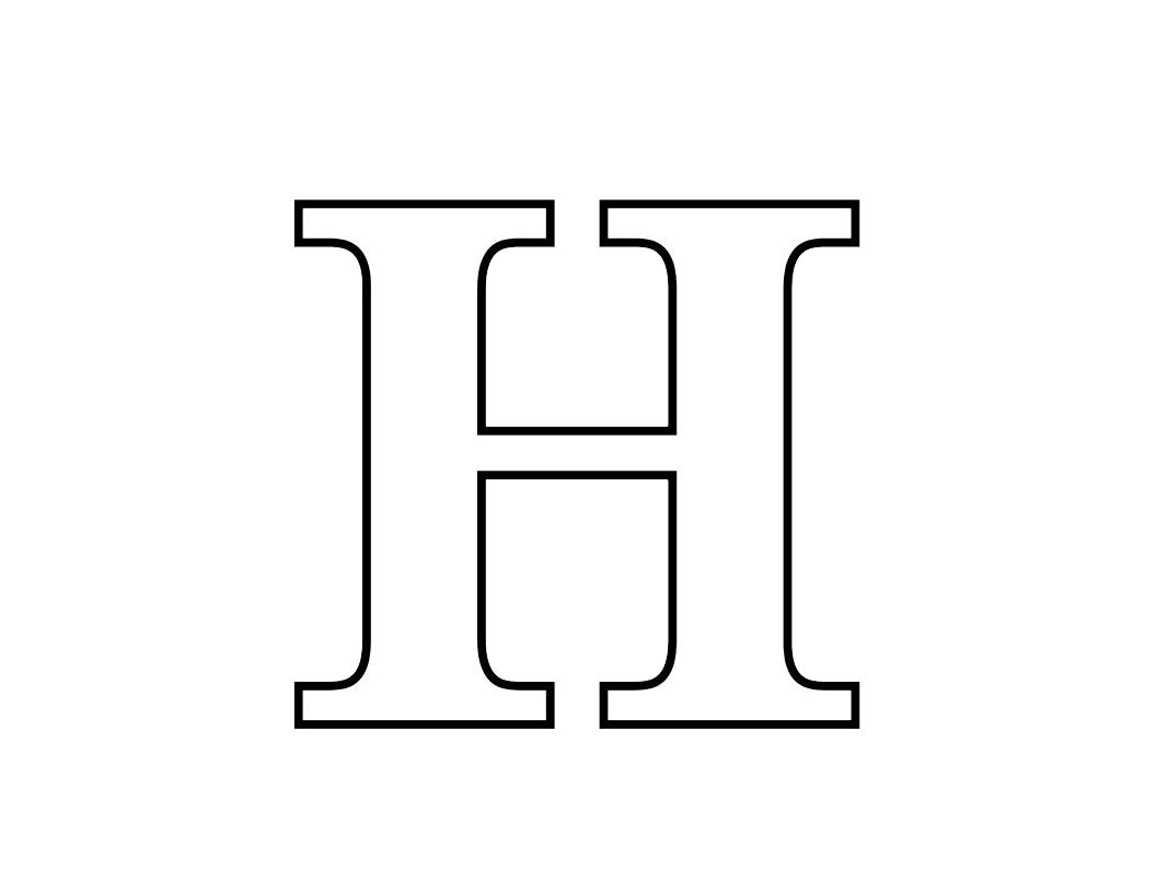 Letter H PNG    图片编号:65620