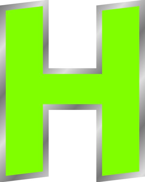Letter H PNG    图片编号:65660