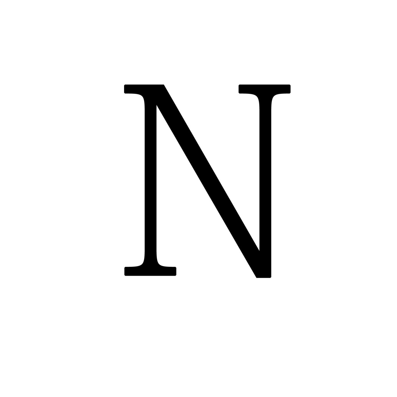 Letter N PNG    图片编号:84173