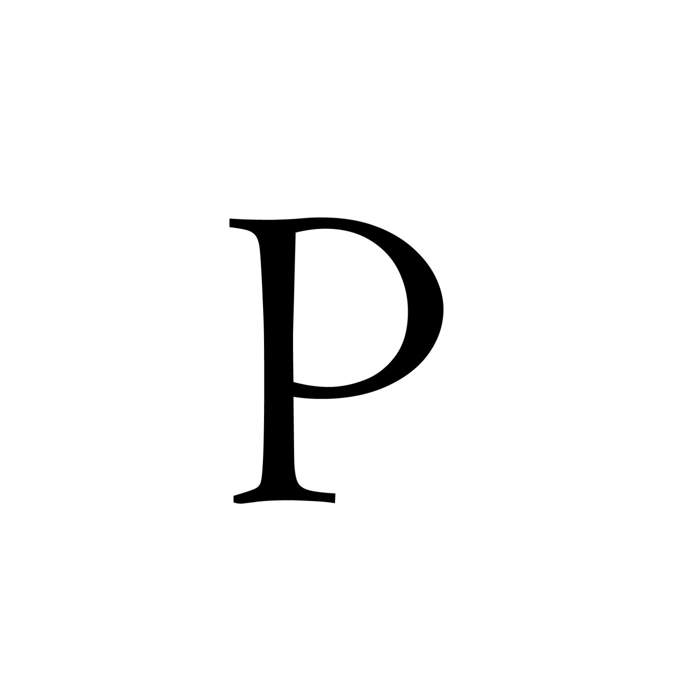 Letter P PNG    图片编号:91446