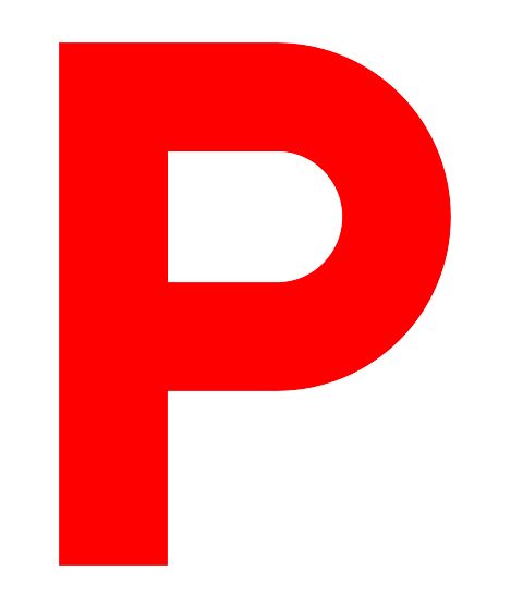 Letter P PNG    图片编号:91436