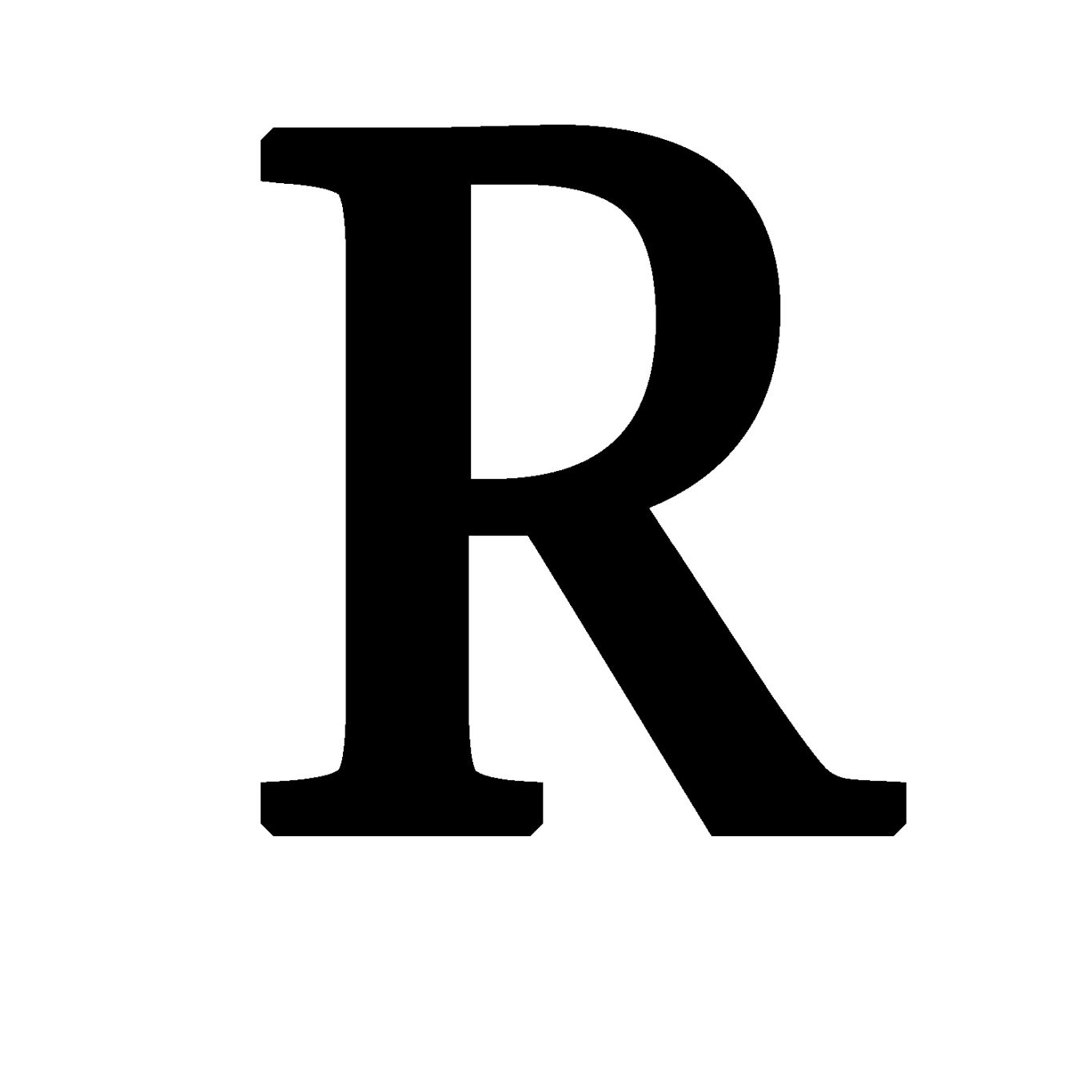 Letter R PNG    图片编号:93910