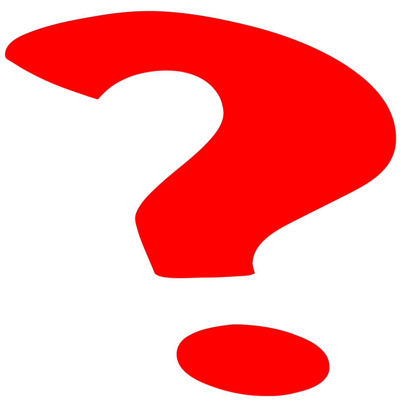 red Question mark PNG    图片编号:38091