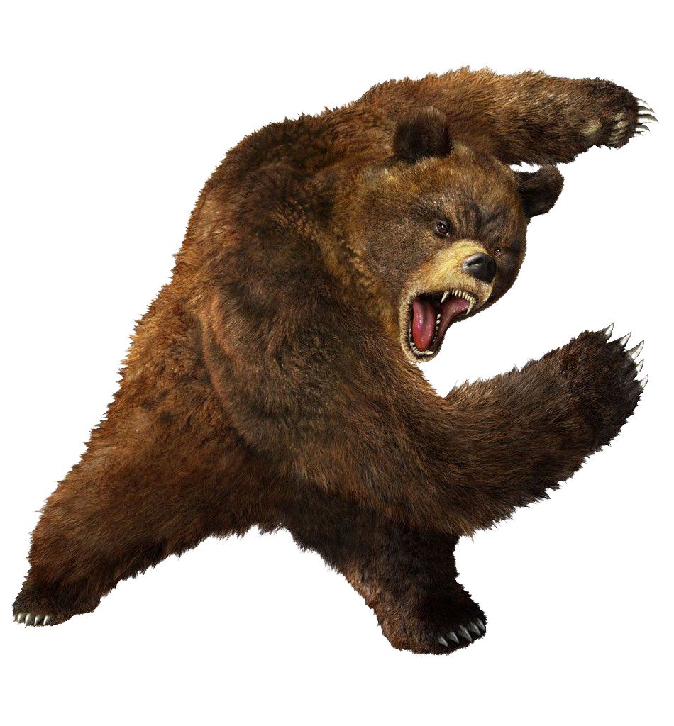 brown greezly bear PNG image    图片编号:1198