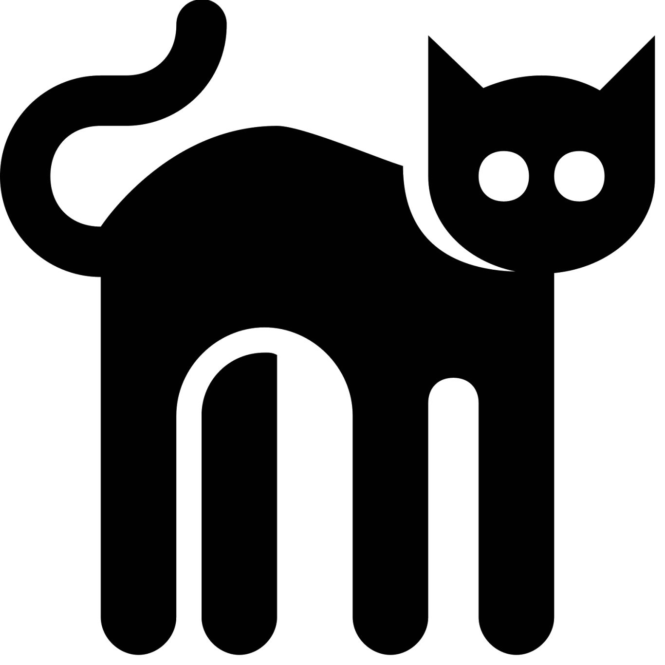 Cat siluette PNG    图片编号:50524