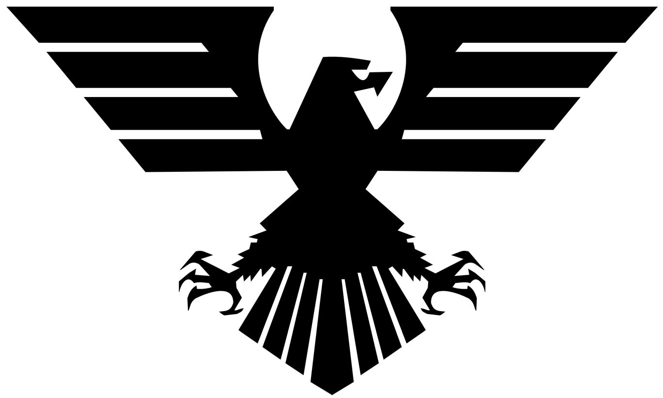 Eagle black logo PNG image, free download    图片编号:1232