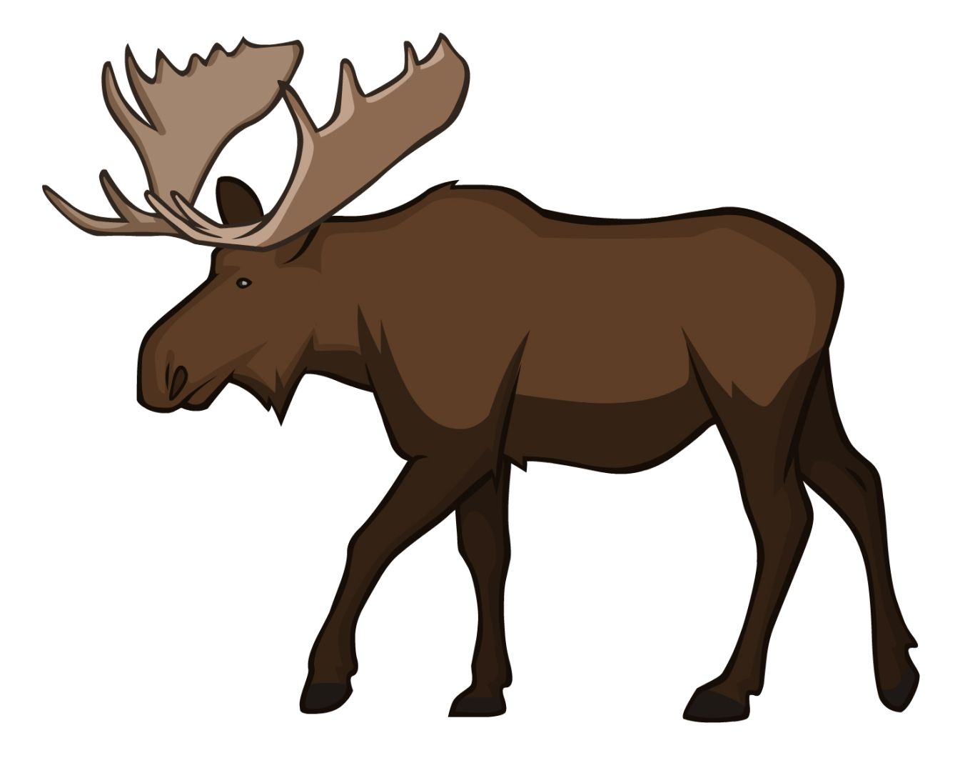 Moose, elk PNG    图片编号:66237