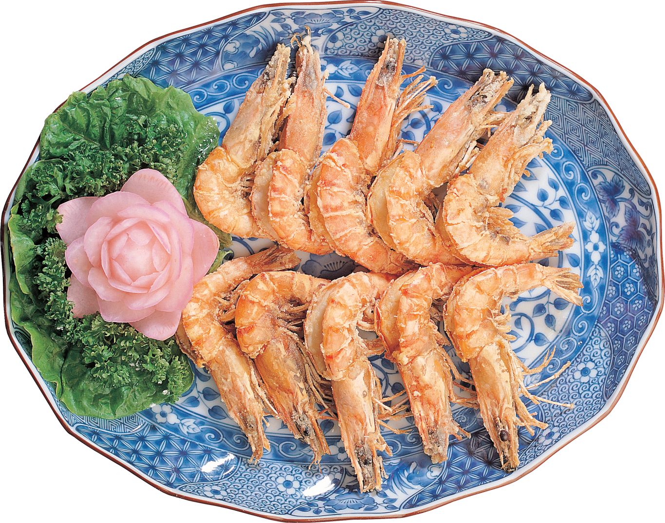 Shrimps plate PNG image    图片编号:96475