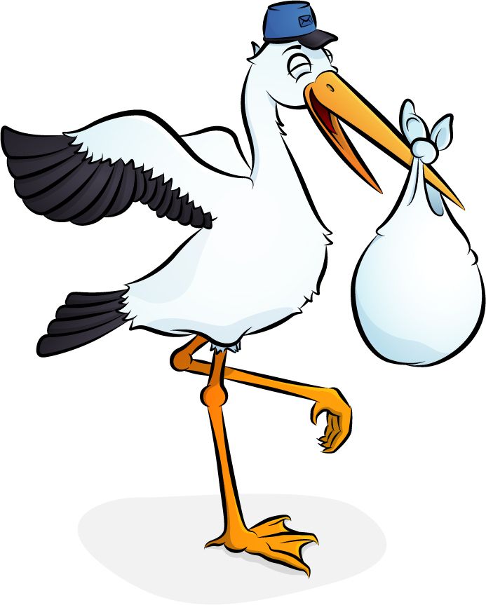 stork baby PNG    图片编号:23915
