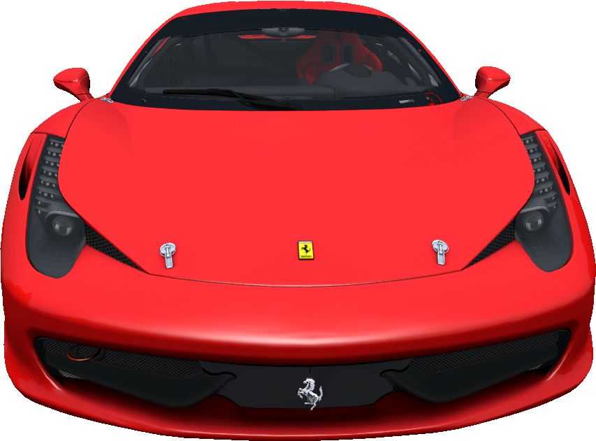 Ferrari car PNG image    图片编号:10635