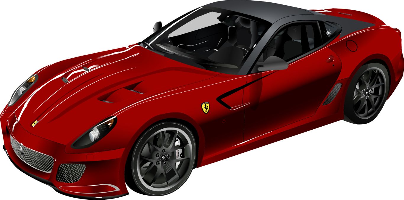 Ferrari car PNG image    图片编号:10639