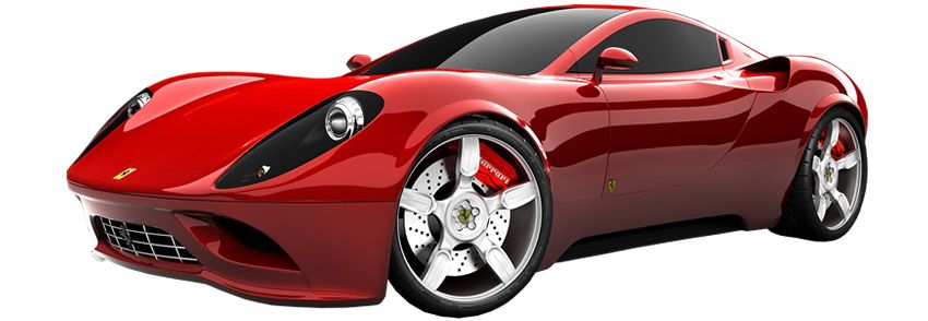 Ferrari car PNG image    图片编号:10642