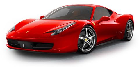 Ferrari car PNG image    图片编号:10644