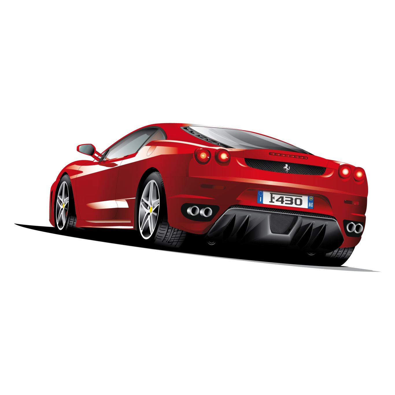 Ferrari car PNG image    图片编号:10648