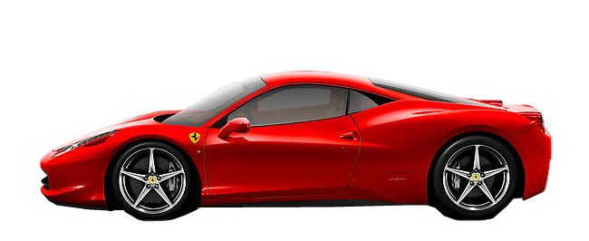 Ferrari car PNG image    图片编号:10656