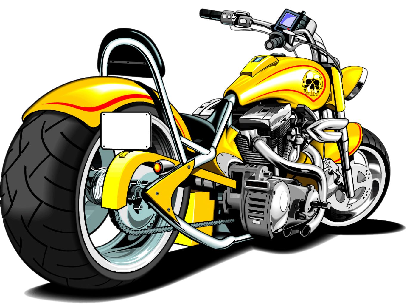 Harley Davidson motorcycle PNG    图片编号:39177
