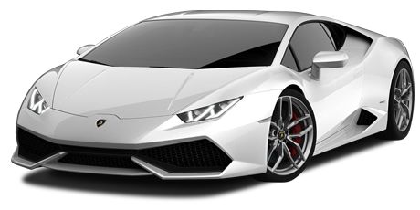 White Lamborghini PNG image    图片编号:10696