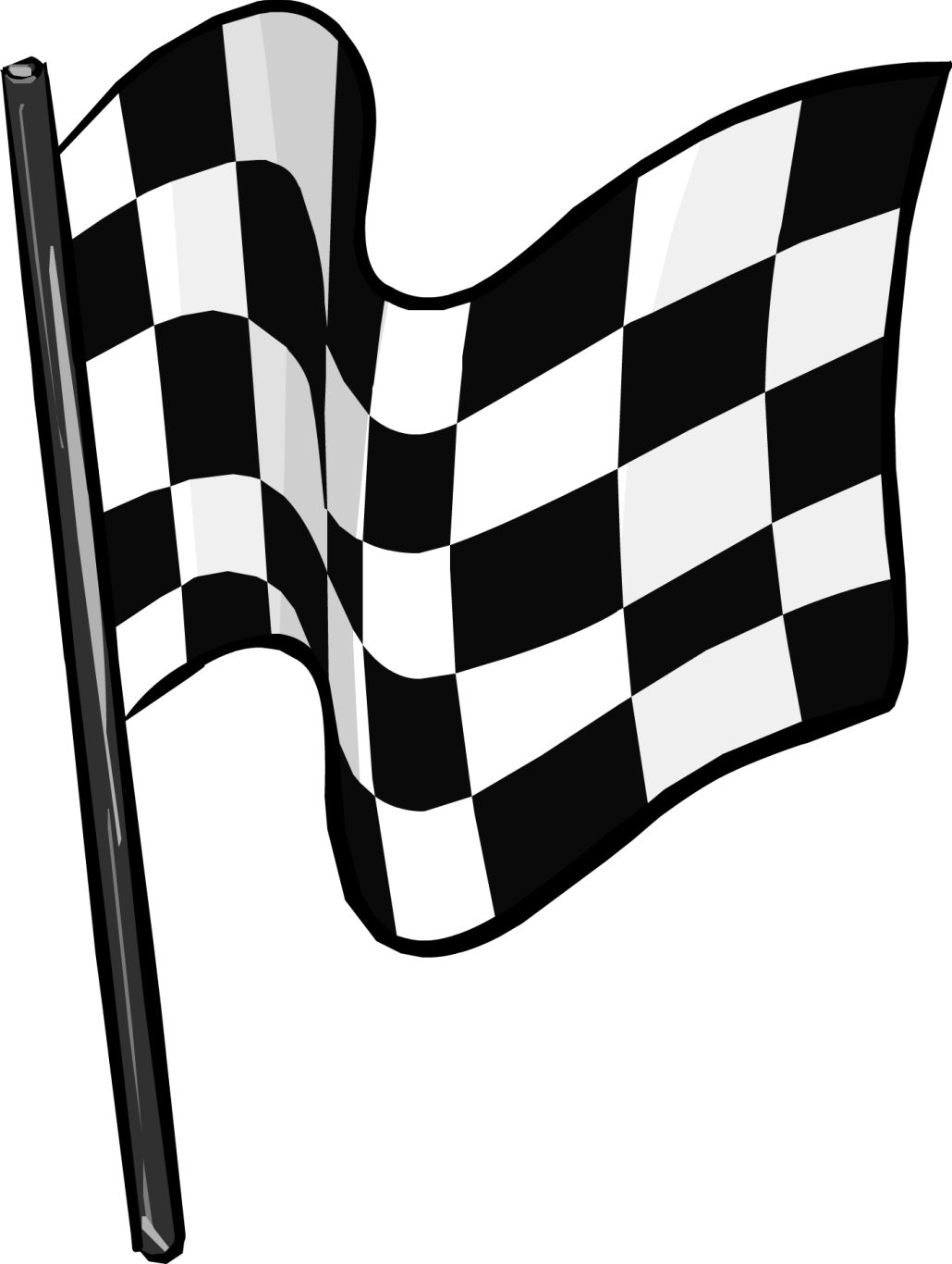 Racing flag chequered flag PNG    图片编号:104703