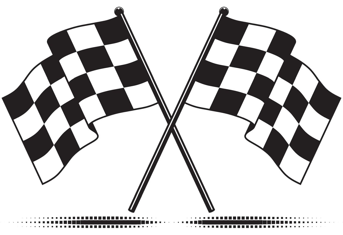 Racing flag chequered flag PNG    图片编号:104716