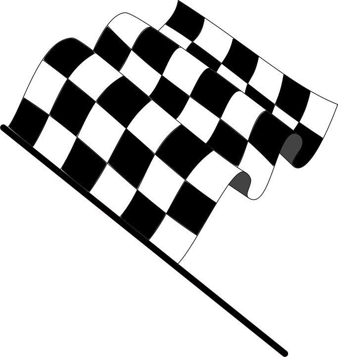 Racing flag chequered flag PNG    图片编号:104718