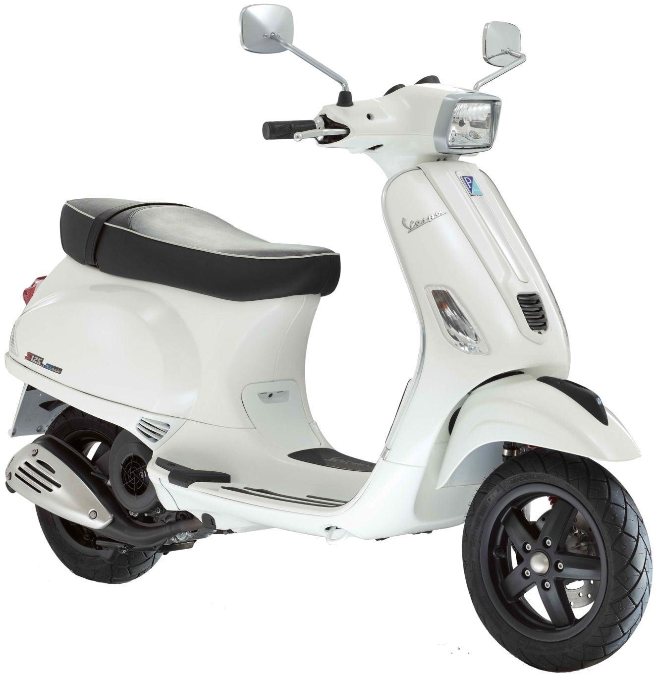 White scooter PNG image    图片编号:11281