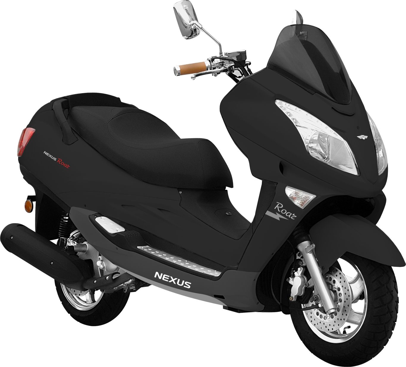 Black scooter PNG image    图片编号:11331