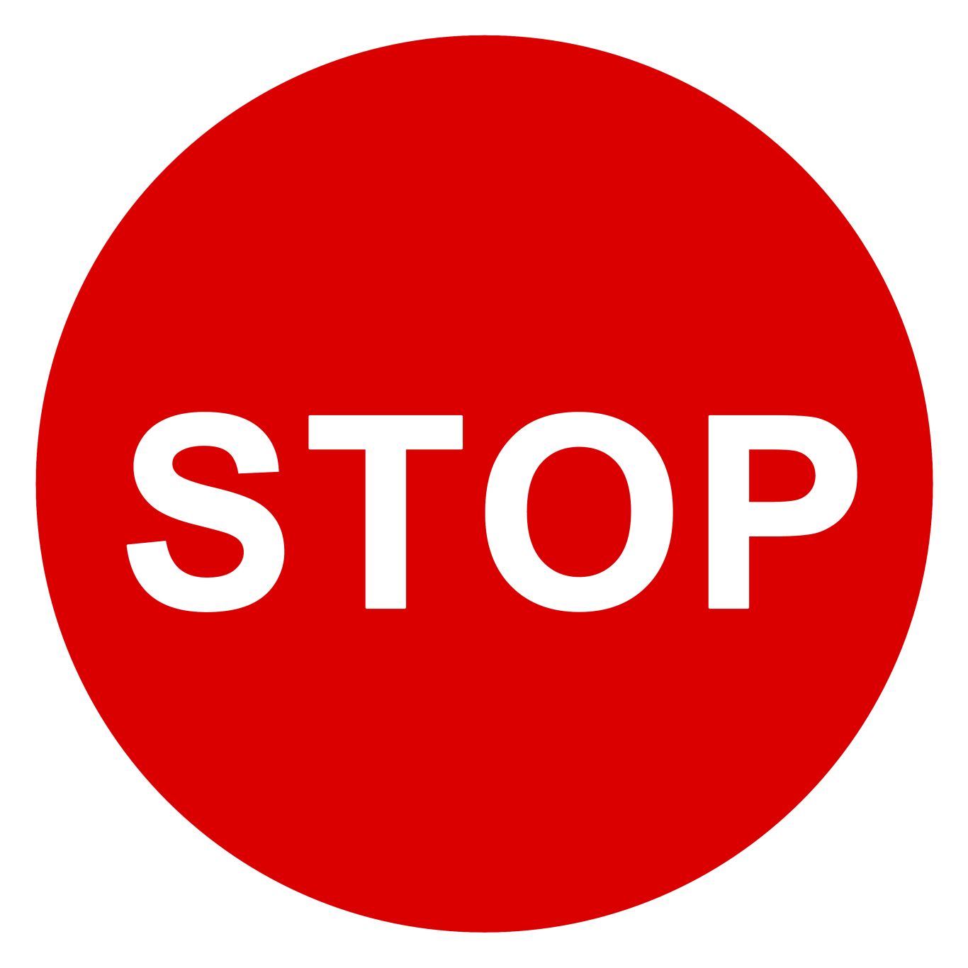 Sign stop PNG    图片编号:25708