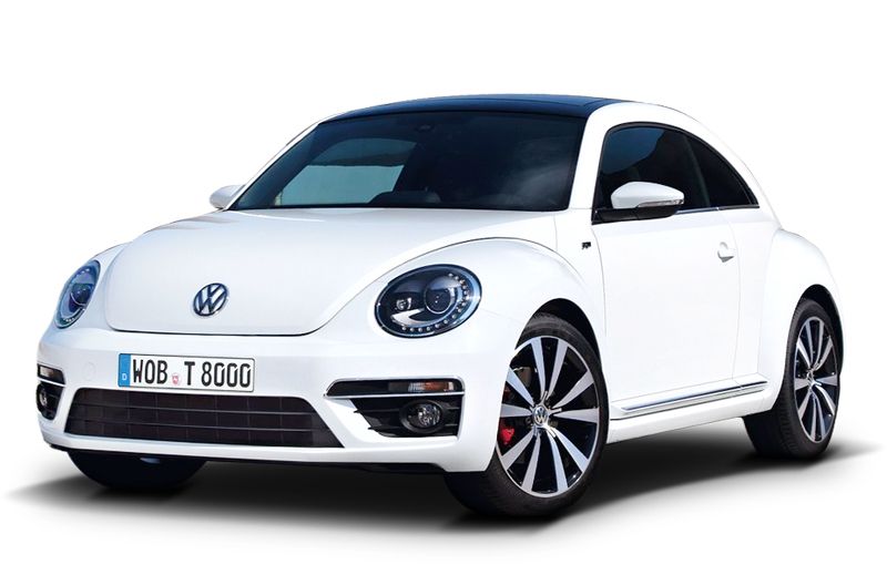 White Volkswagen Beetle PNG car image    图片编号:1794