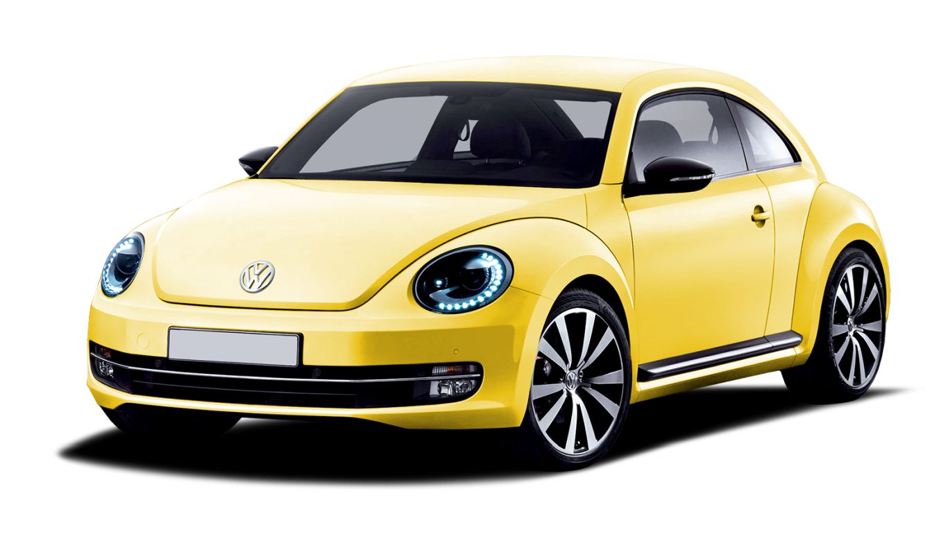 Yellow Volkswagen Beetle PNG car image    图片编号:1816