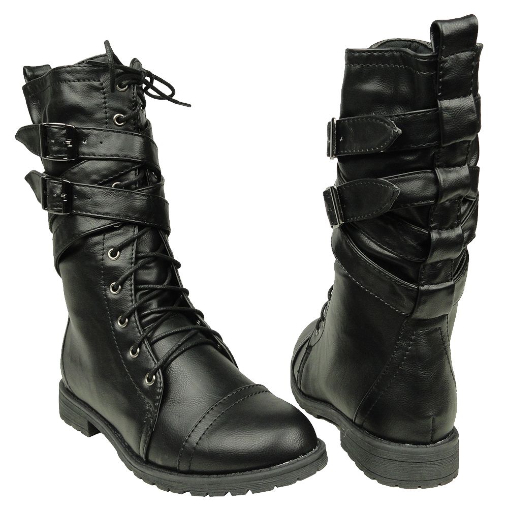 Black boots PNG image    图片编号:7809