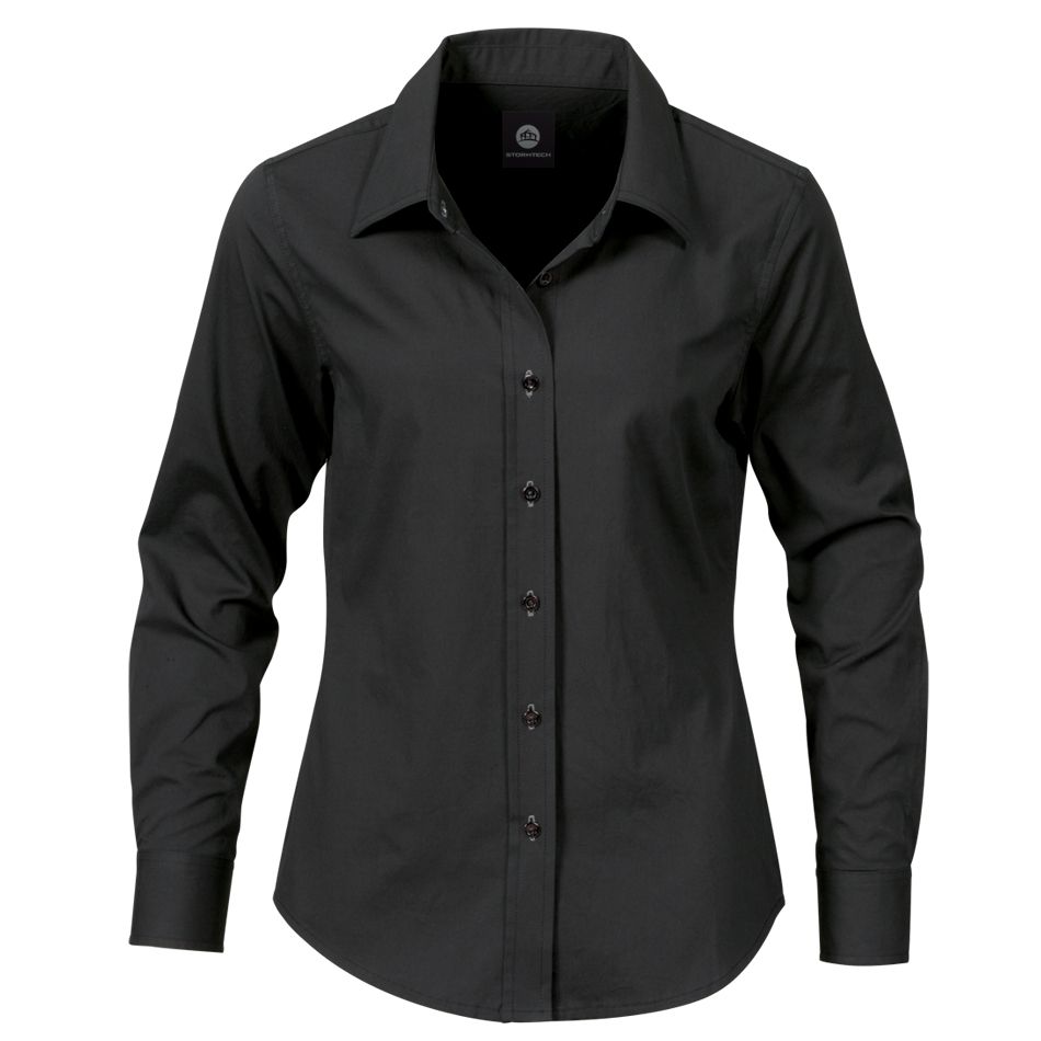 Black dress shirt PNG image    图片编号:8117