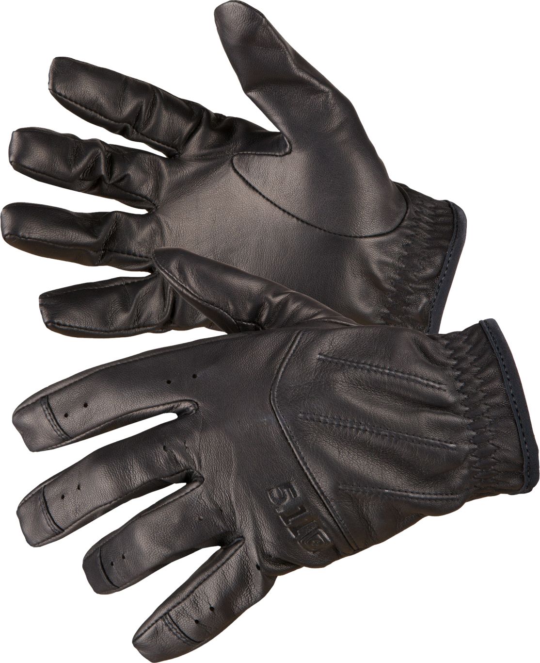Black leather gloves PNG image    图片编号:8329