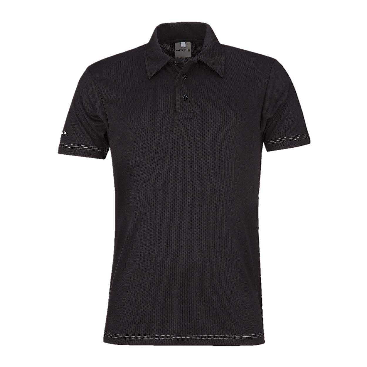 Black polo shirt PNG image    图片编号:8143