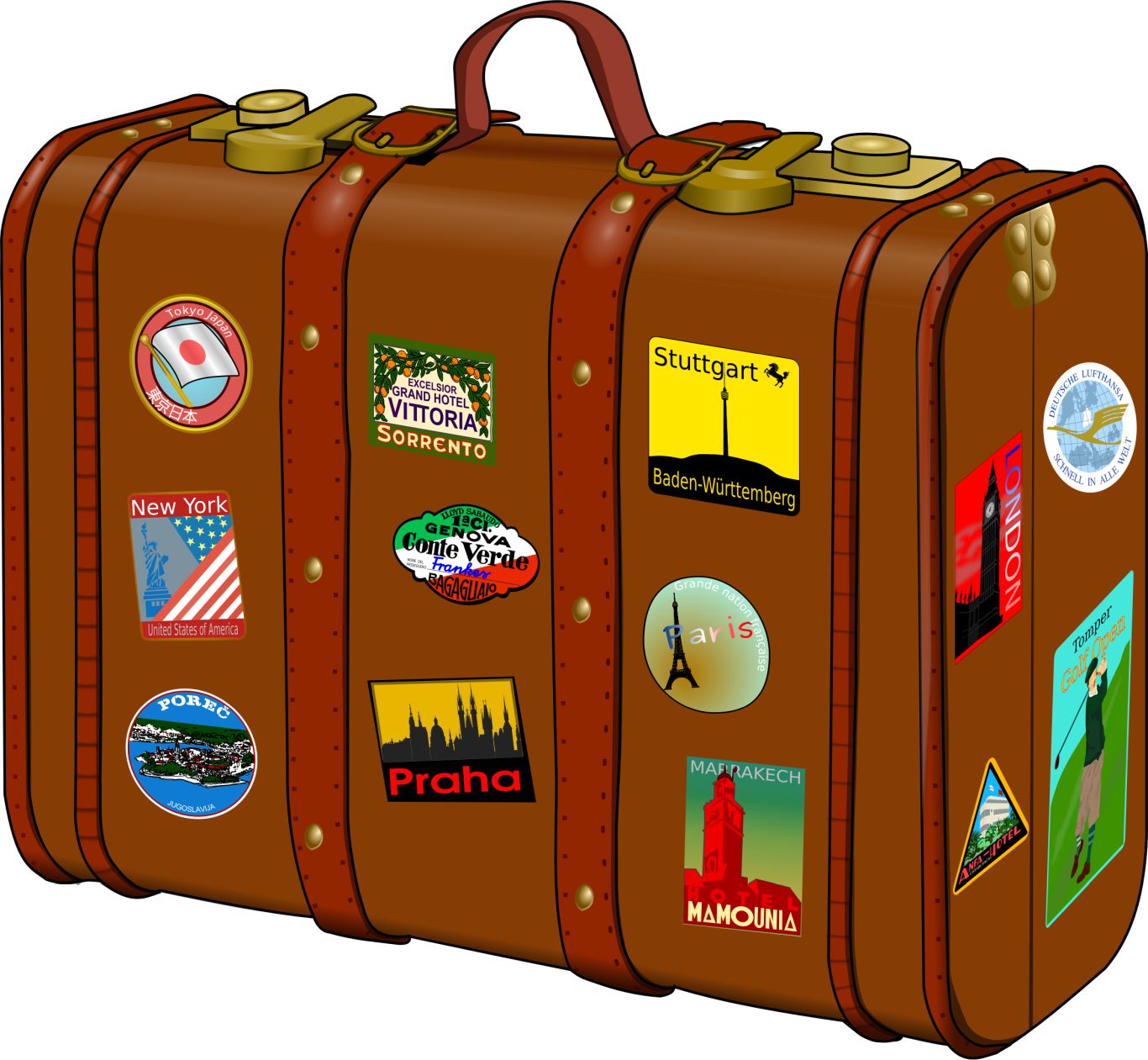Suitcase PNG image    图片编号:10772