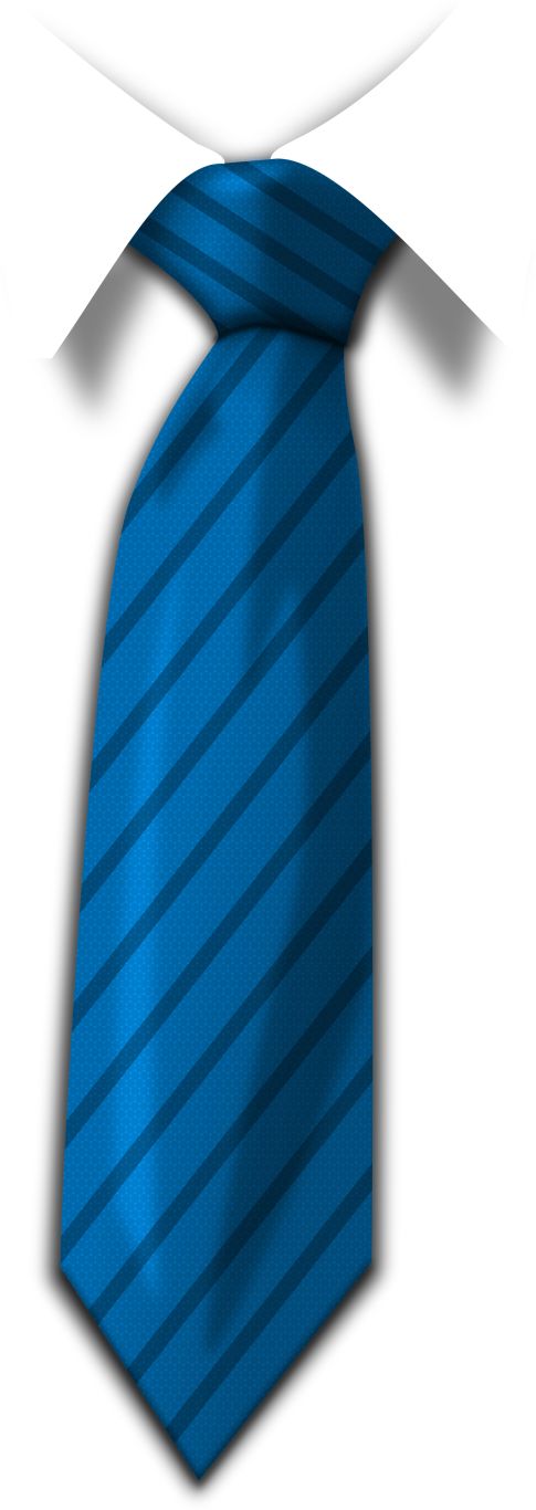 Blue tie PNG image    图片编号:8177